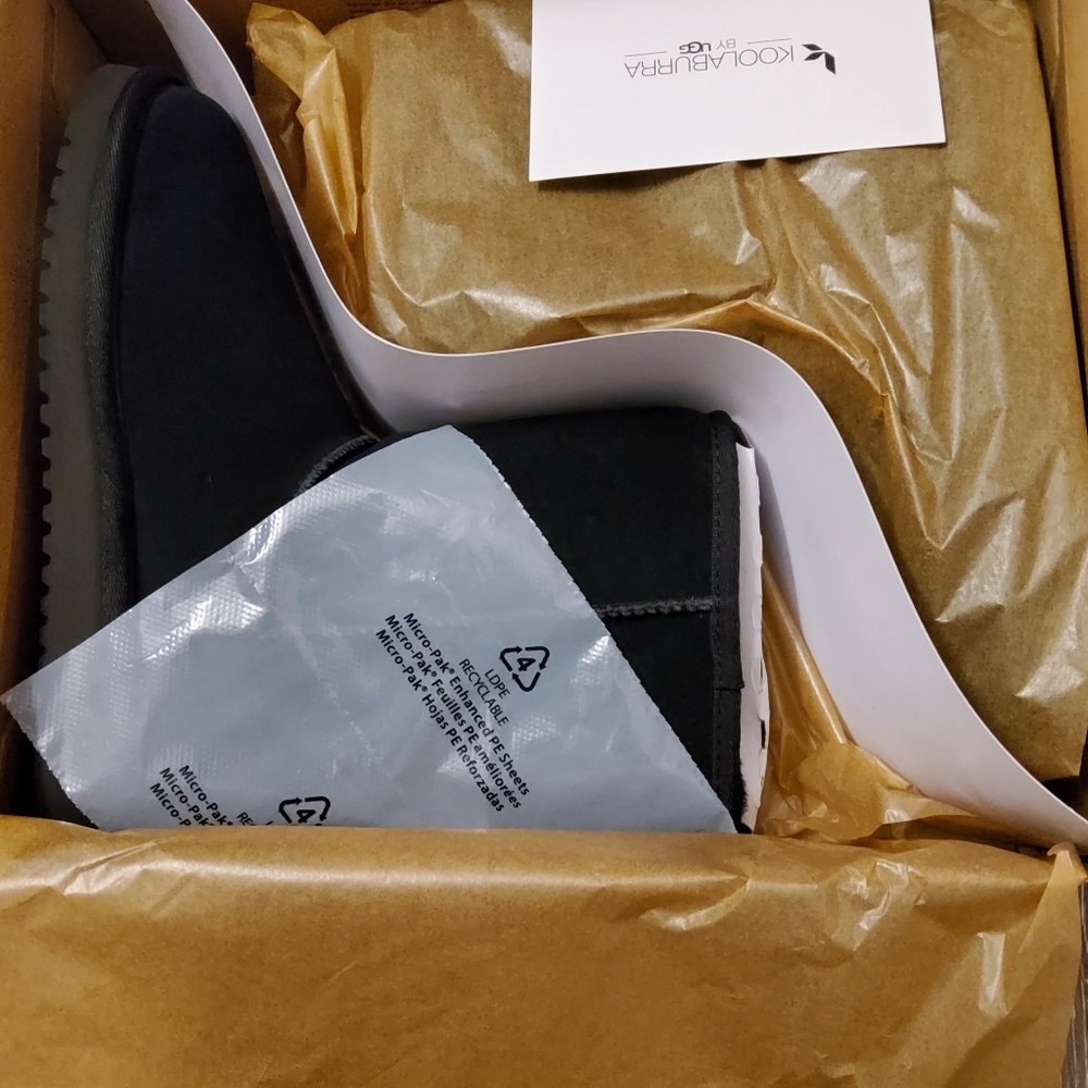 🔥Koolaburra by UGG Classic Short Womens  Black Winter Boots size 5W🔥 - Picture 8 of 12